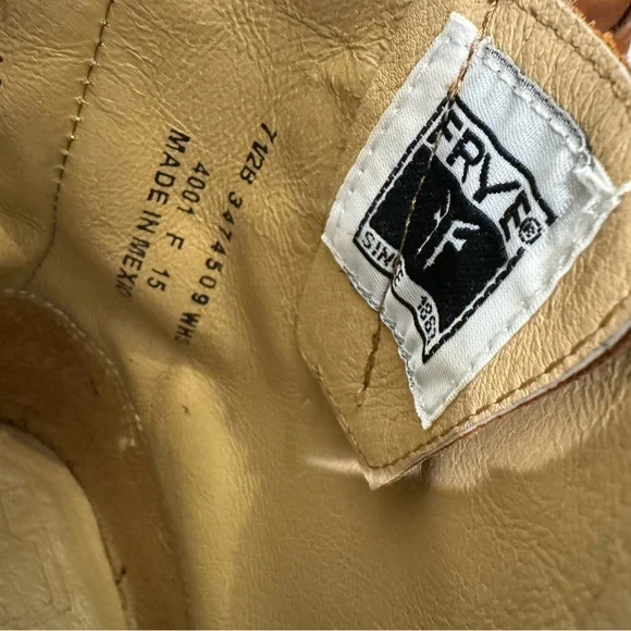 Frye Veronica 6” Shortie brown leather moto boot. Great condition. - Picture 9 of 10